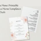 Canva Menu Templates for Chefs