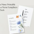 Canva Menu Templates for Chefs